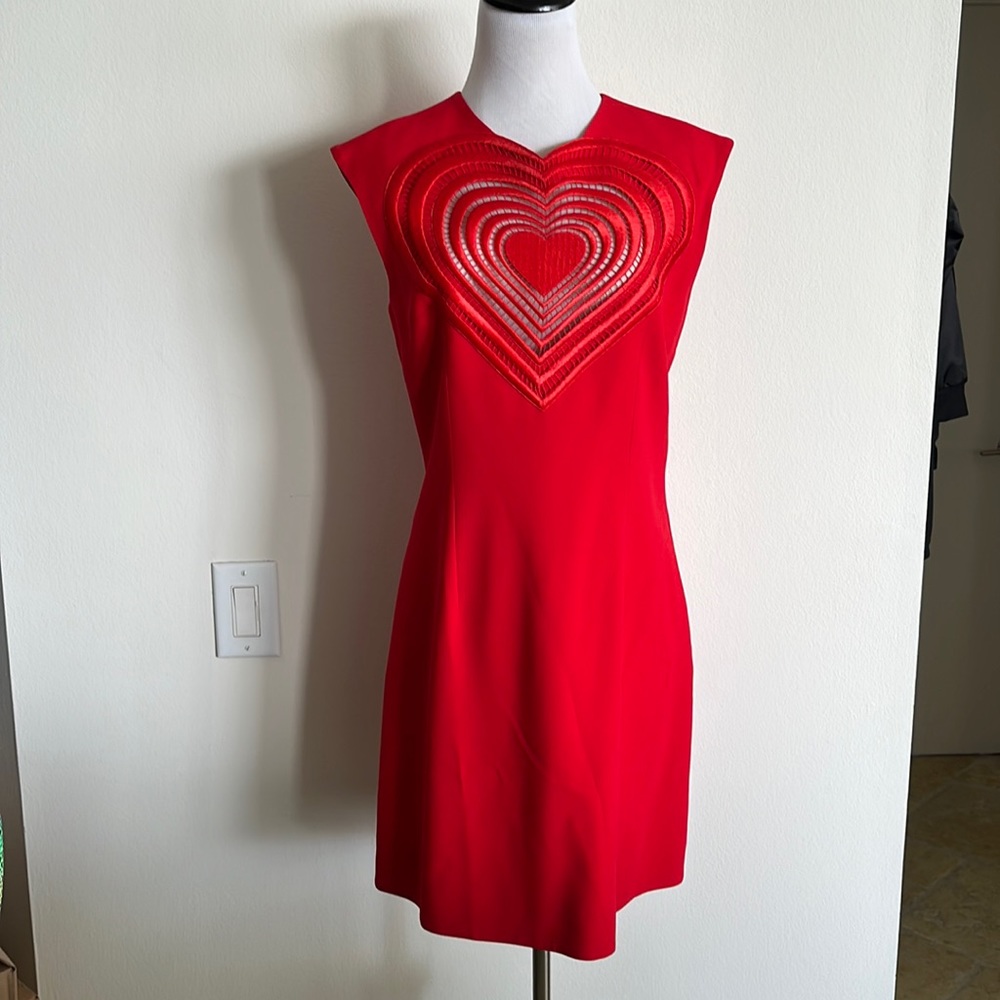Woman’s dress red Christopher Kane size 12 Christmas